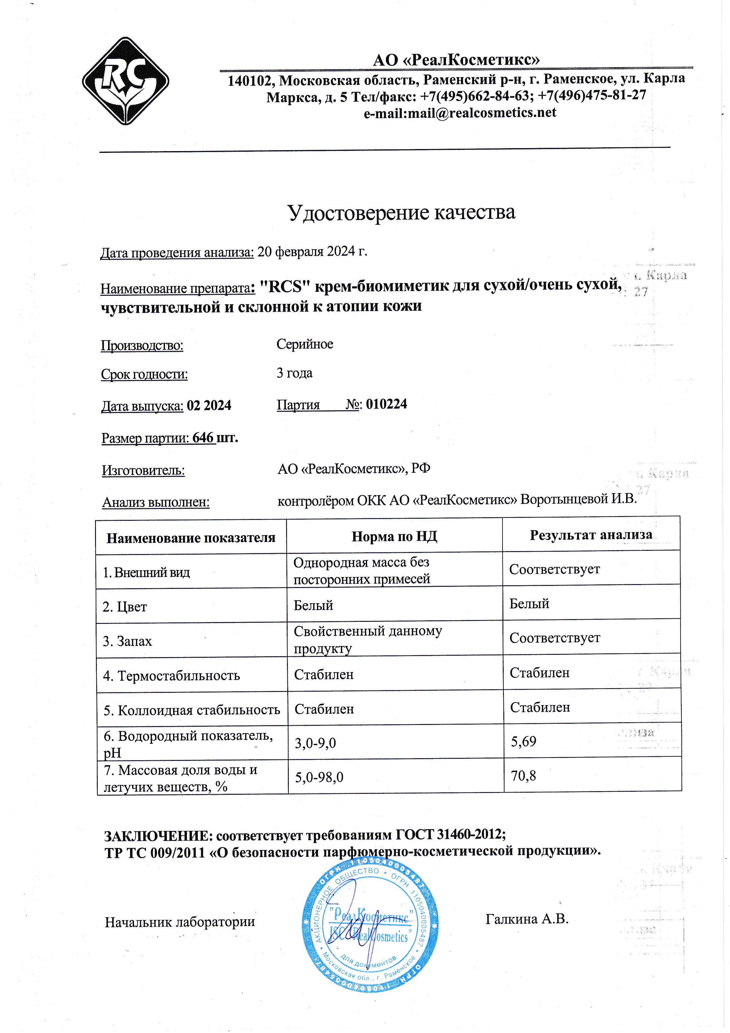 Паспорт №022024